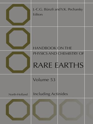 cover image of Handbook on the Physics and Chemistry of Rare Earths